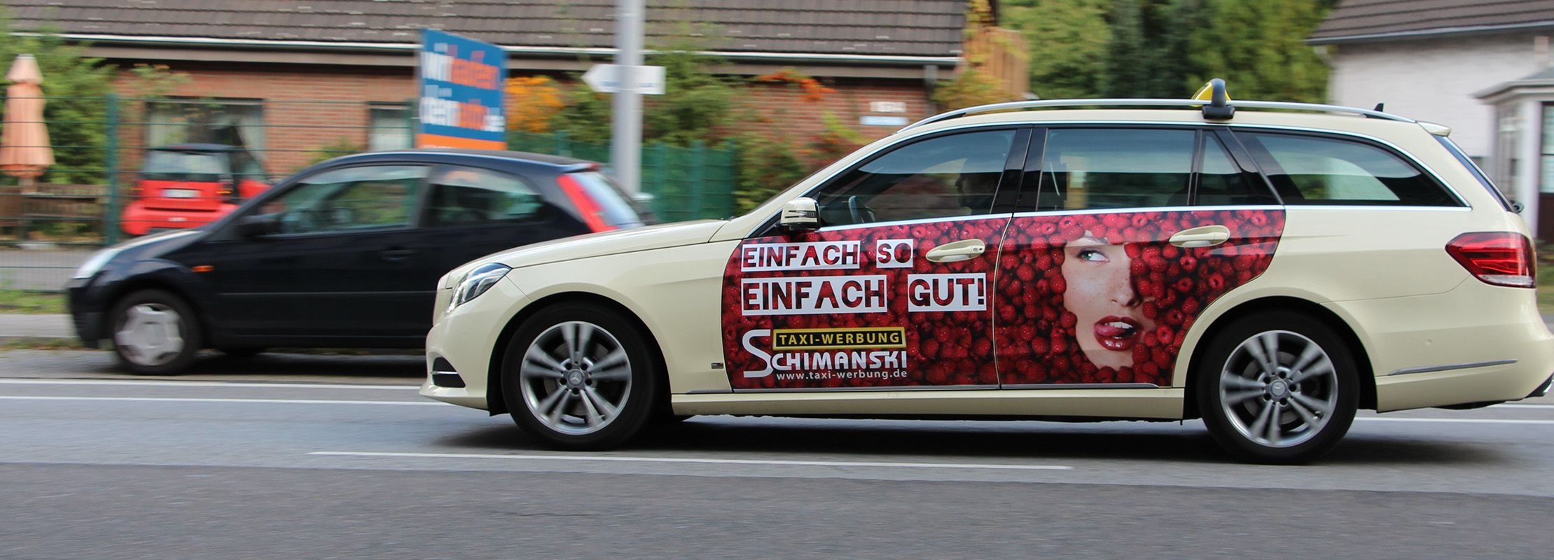 Taxiwerbung in Wuppertal