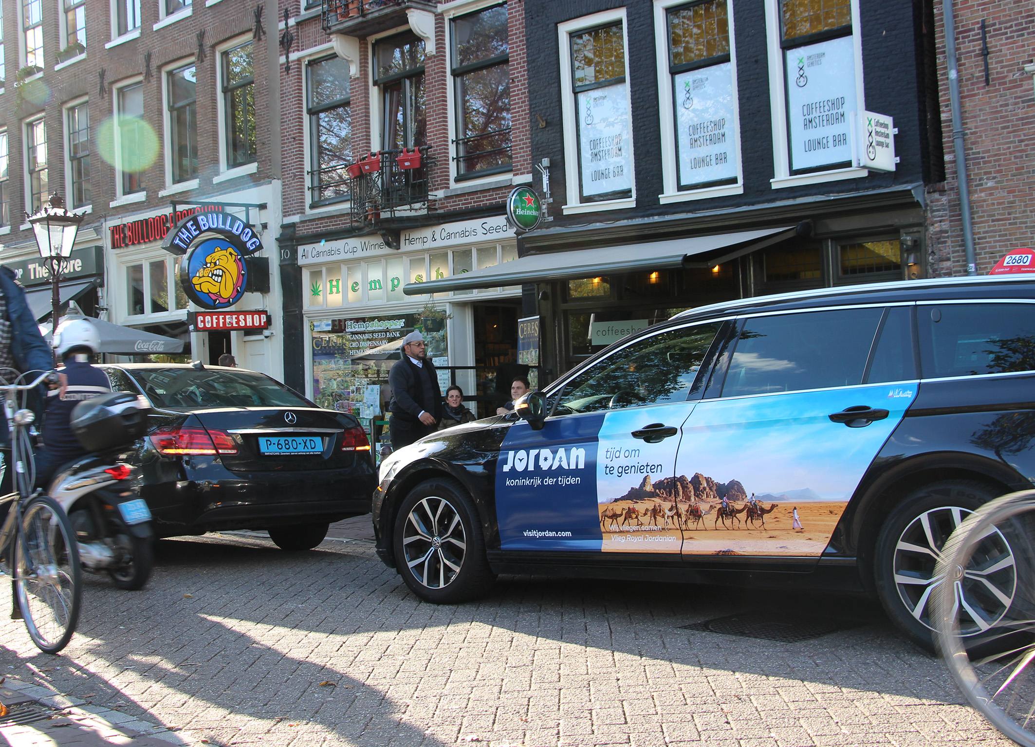 Außenwerbung am Taxi – Door-Cover Beispiel